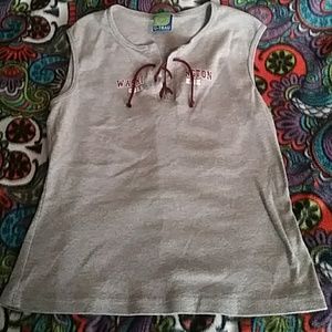 Lace up WAC tank